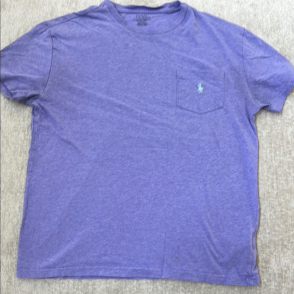Polo by Ralph Lauren Men's Small lavender pocket  T-Shirt
